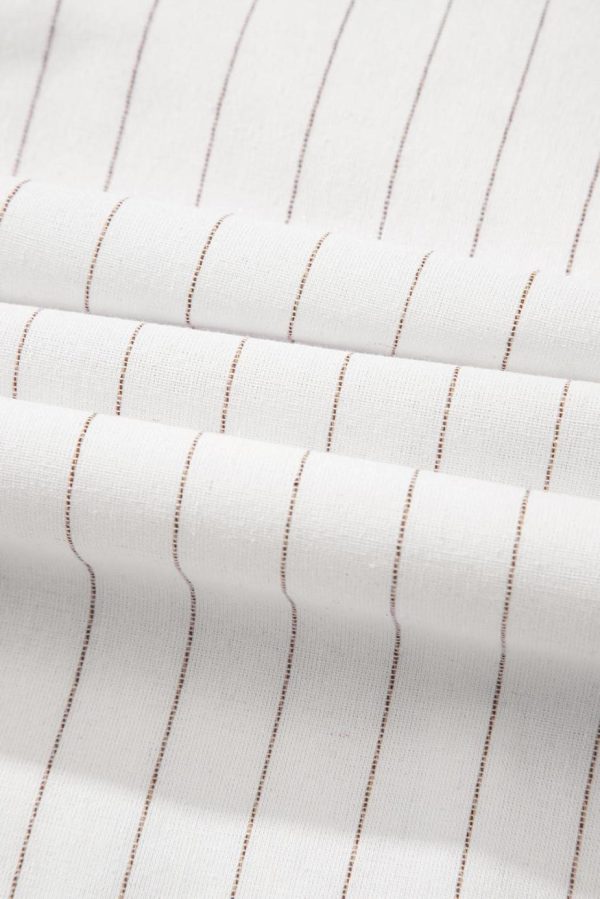 Maxi Dresses | Women Beige Stripe Spaghetti Strap Pocketed High Waist Maxi Dress - Image 6