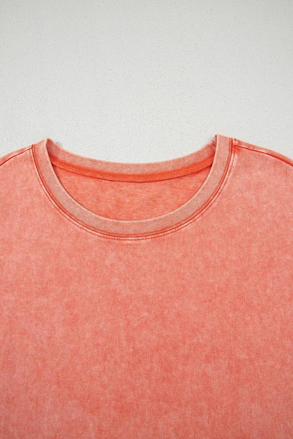 Midi Dresses | Women Carrot Mineral Wash Pocketed T-Shirt Dress - Image 6