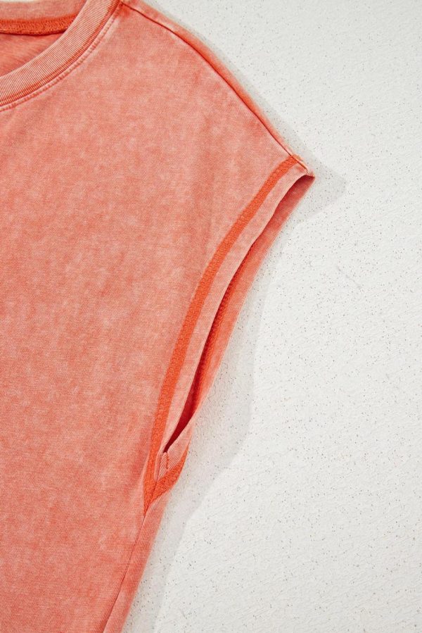 Midi Dresses | Women Carrot Mineral Wash Pocketed T-Shirt Dress - Image 7